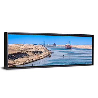 Suez Canal Container Ships Wall Art