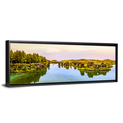 Lake Myvatn Reflections Wall Art