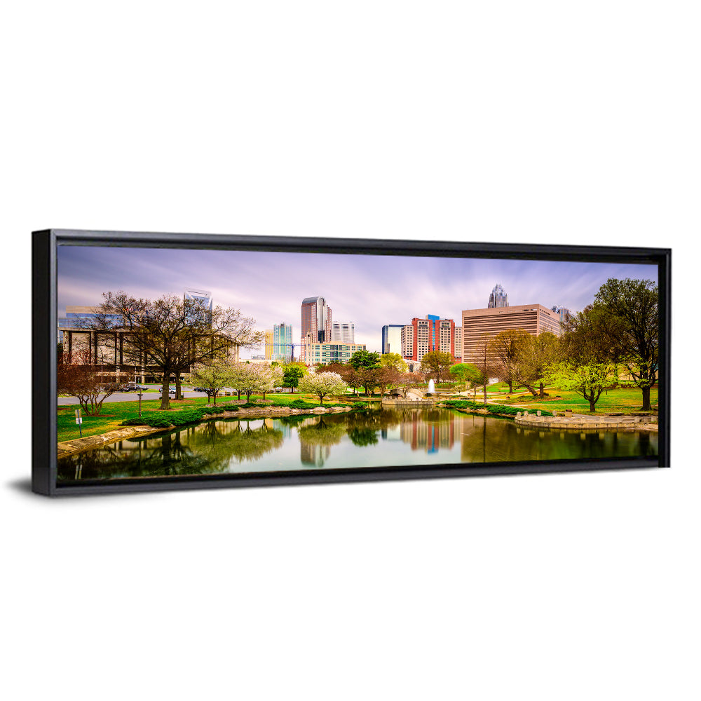 Charlotte Skyline at Marshall Park Wall Art