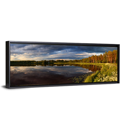 Finnish Lake Golden Hour Wall Art