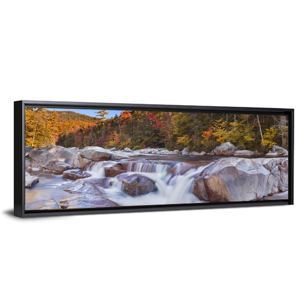 White Mountain Autumn River Wall Art