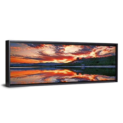 Kunming Lake Sunset, Summer Palace Wall Art