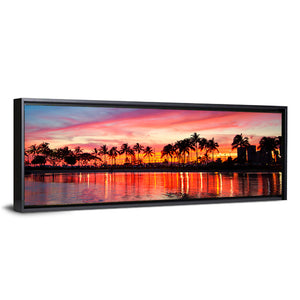 Hawaii Resort Sunset Wall Art