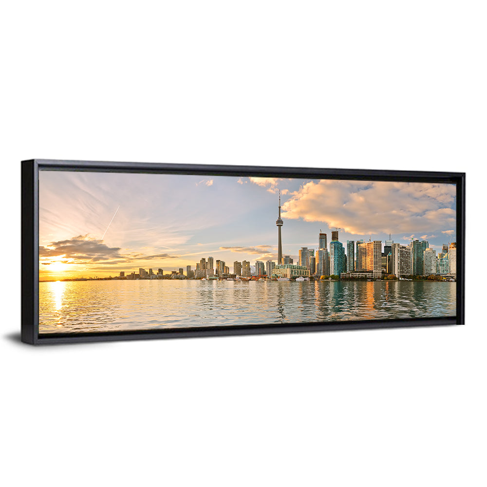 Toronto Golden Hour Skyline Wall Art