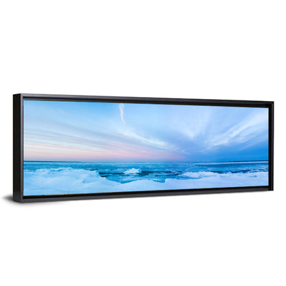 Frozen Blue Seascape Wall Art