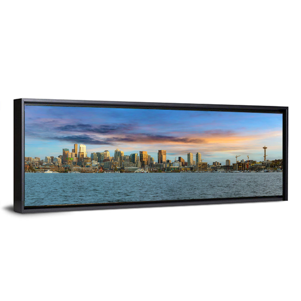 Seattle Skyline at Dusk Wall Art