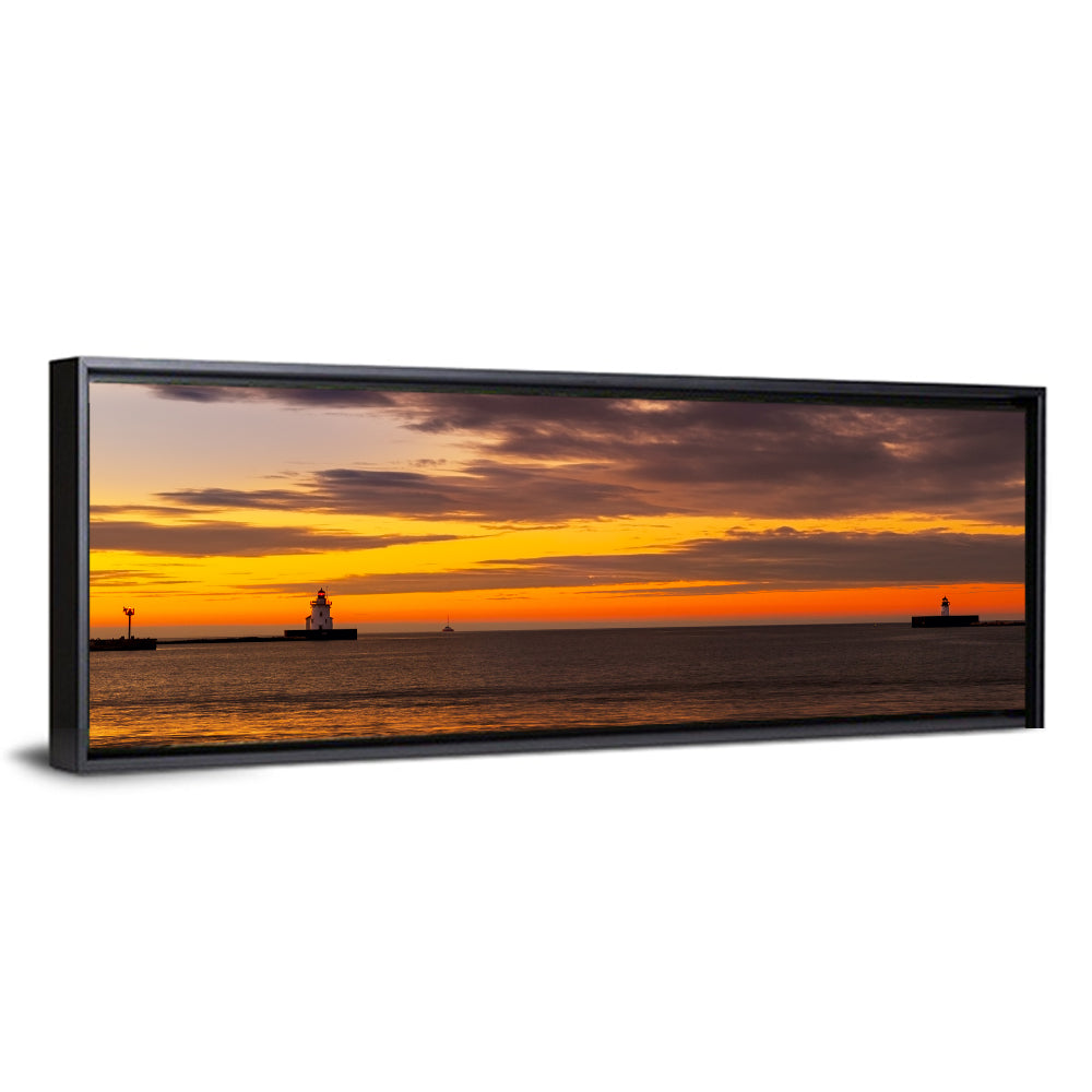 Lake Erie Twin Beacons Wall Art
