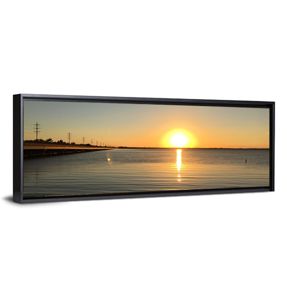 Lake Ray Hubbard Sunset Reflection Wall Art