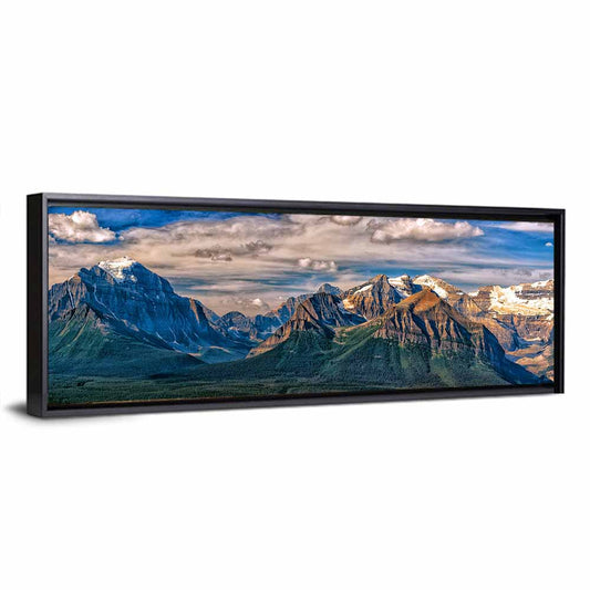 Canadian Rockies Snow-capped Peaks Wall Art