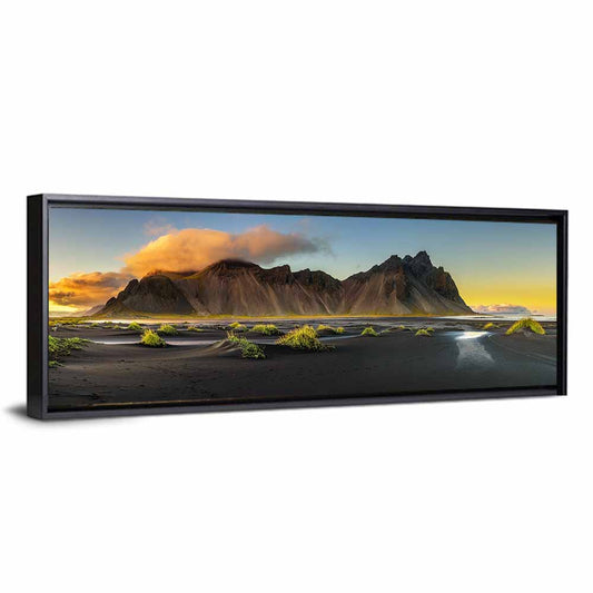 Vestrahorn Black Sand Sunrise Wall Art