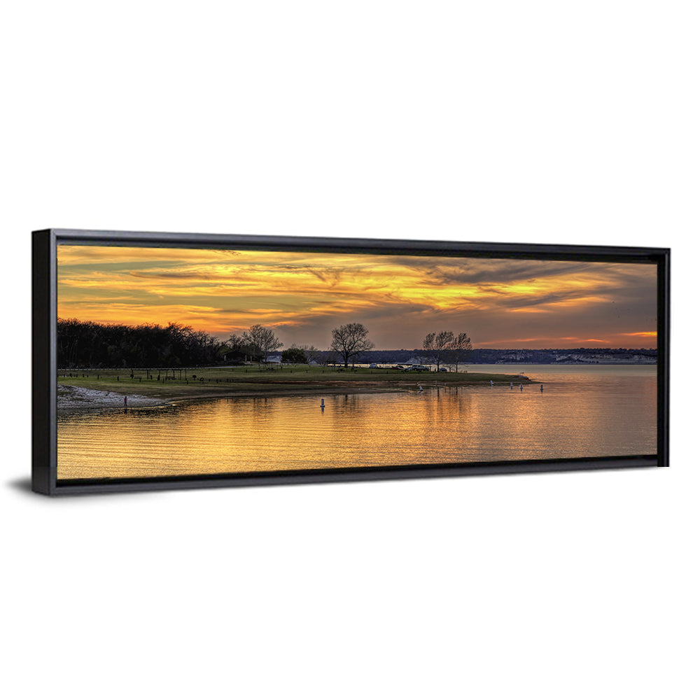 Lake Whitney Sunset Wall Art