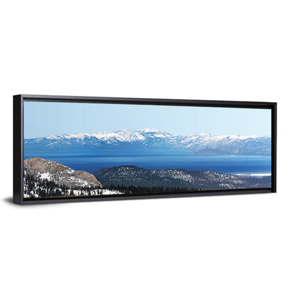 Lake Tahoe Snowy Peaks Wall Art
