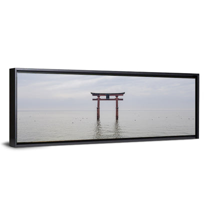 Shirahige Torii Gate, Lake Biwa Wall Art