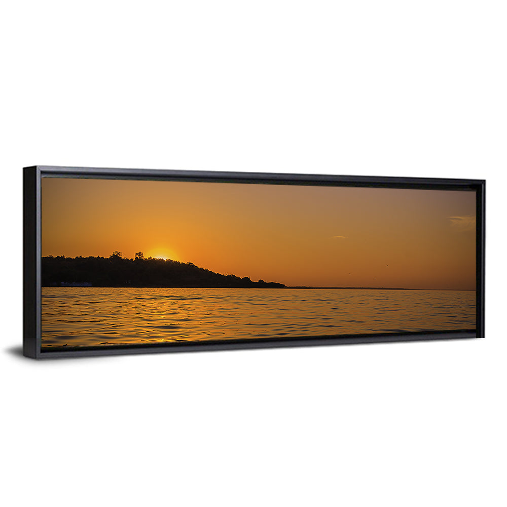 Bhopal Lake at Sunse Wall Art