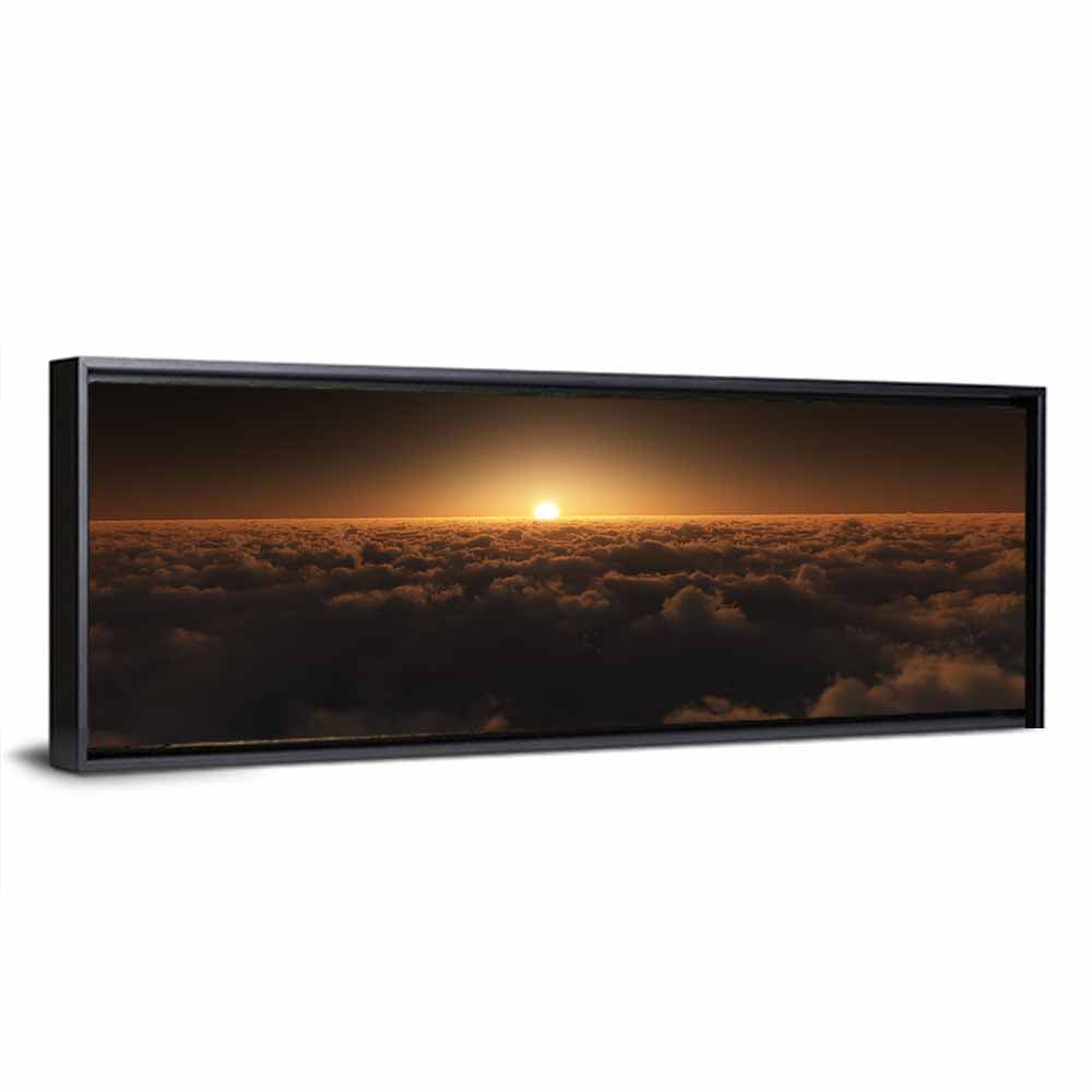 Sunset Over Cloud Sea Wall Art
