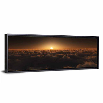 Sunset Over Cloud Sea Wall Art