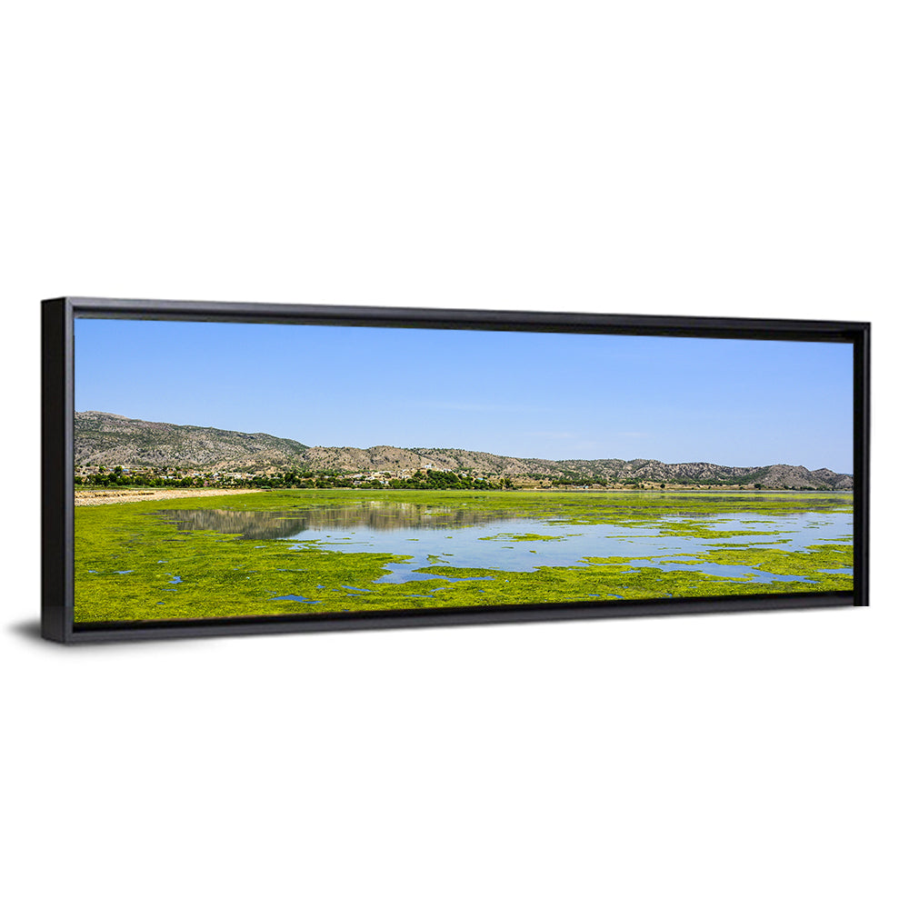 Uchali Lake Algae Reflection Wall Art
