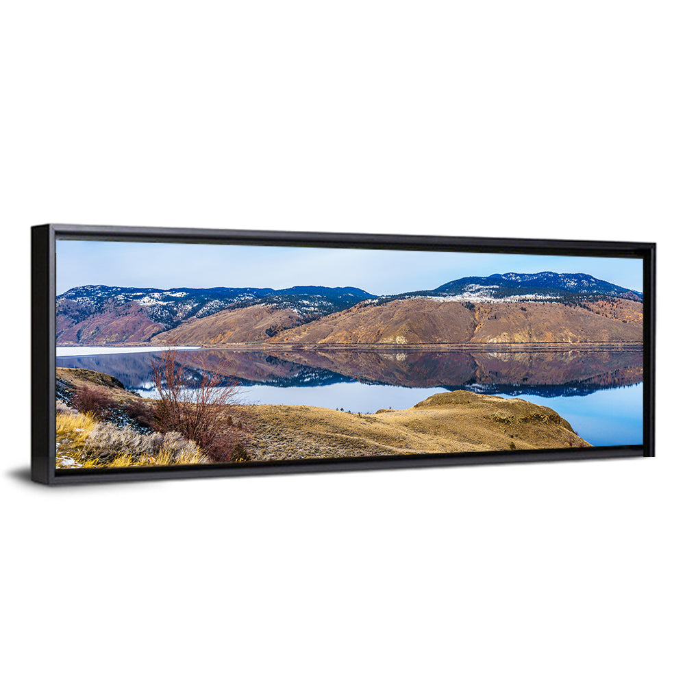 Kamloops Lake Mountain Reflection Wall Art