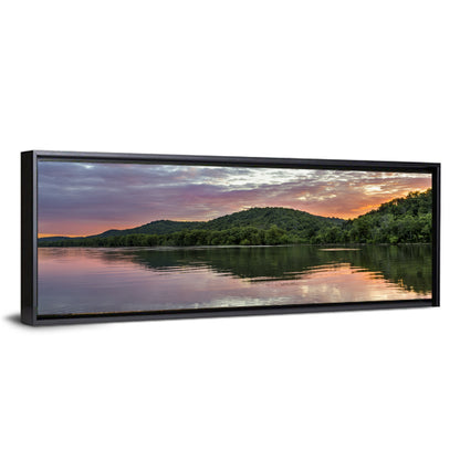 Ohio River Paden City at Dusk Wall Art