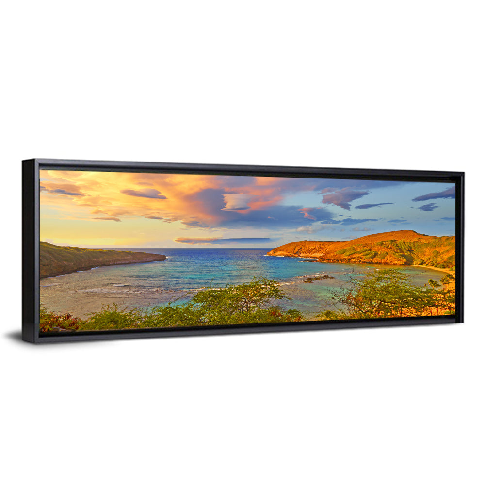 Hanauma Bay Golden Hour Wall Art