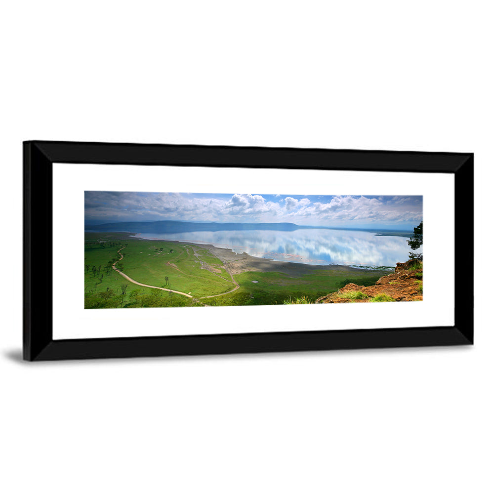 Lake Nakuru Cliffside Reflection Wall Art