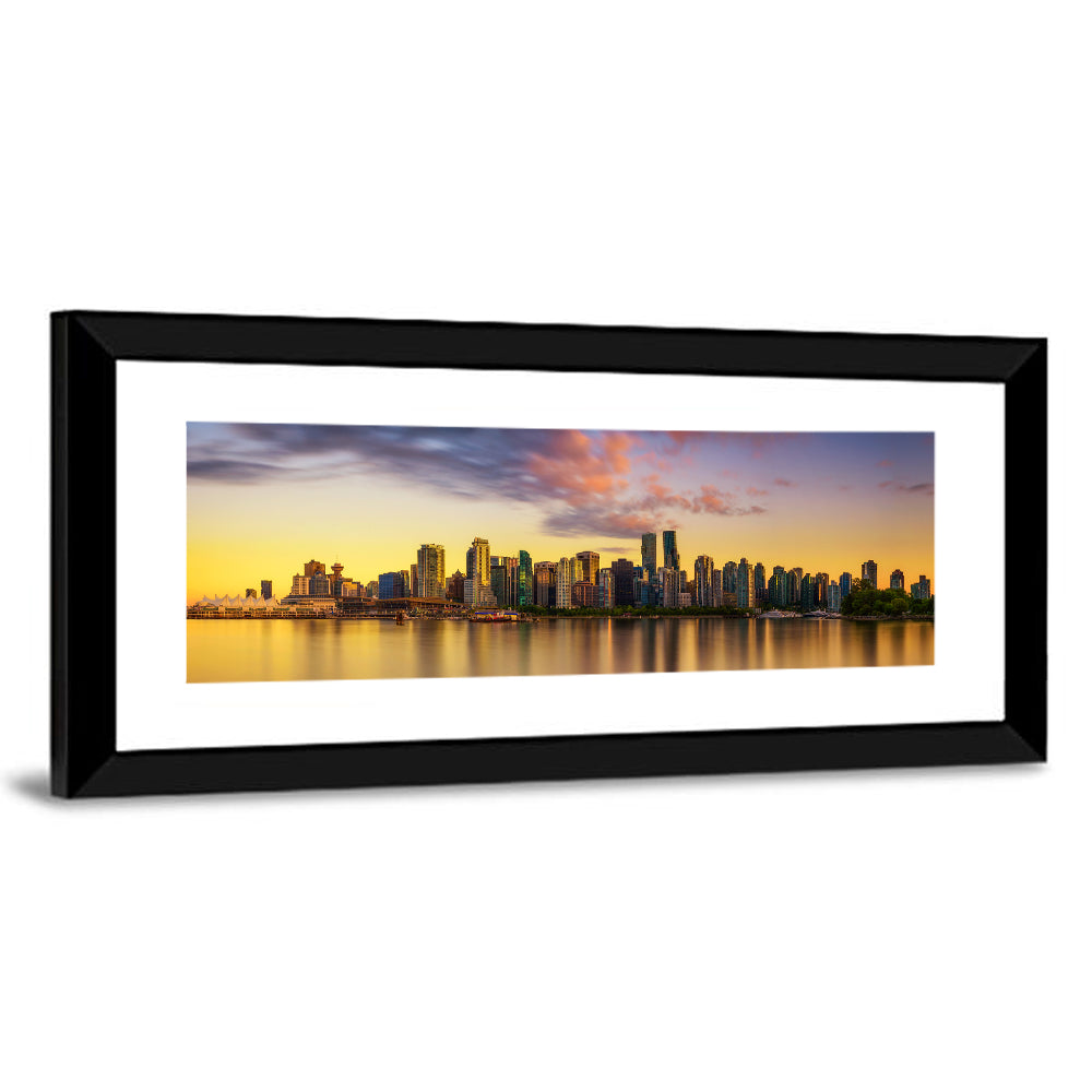 Coal Harbour Sunset, Vancouver Wall Art
