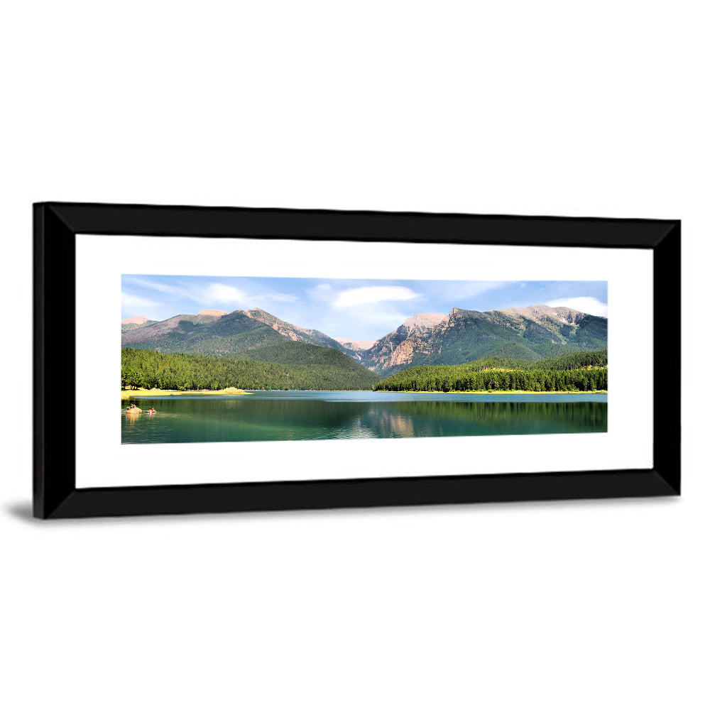 Mission Mountain Lake Reflection Wall Art