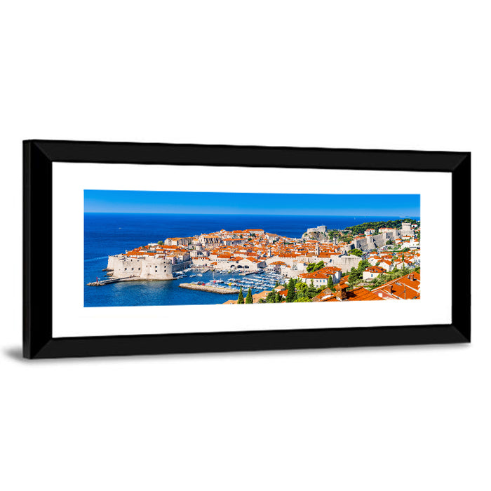 Dubrovnik Old Town View Wall Art as a framed print