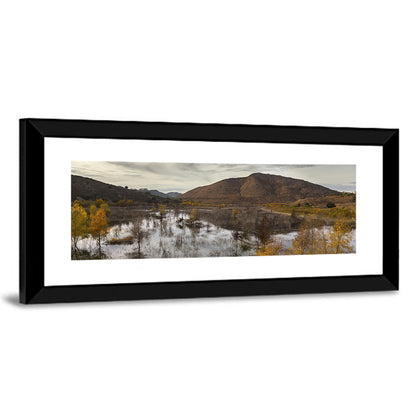 Lake Hodges Autumn Reflection Wall Art