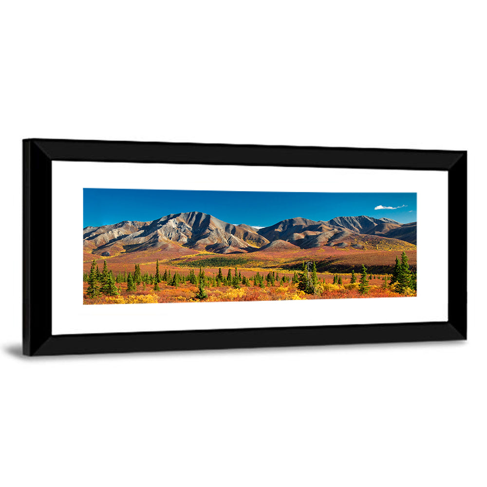 Denali Autumn Peaks Wall Art