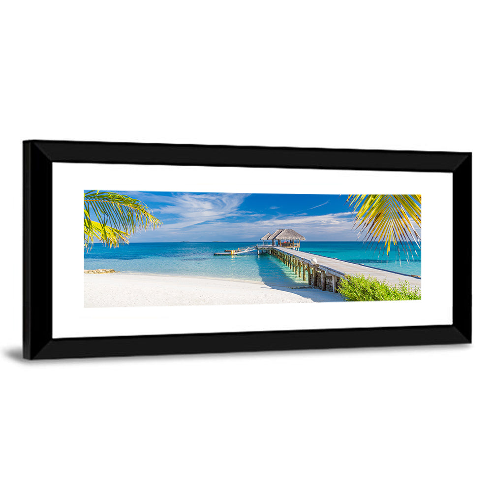 Maldives Overwater Pier Wall Art