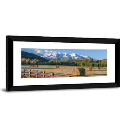 Colorado Hay Bales Wall Art
