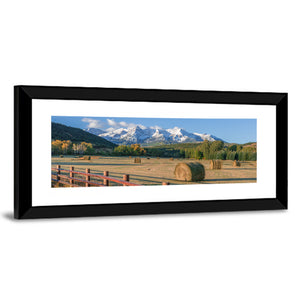 Hay Bales Colorado Fields Wall Art