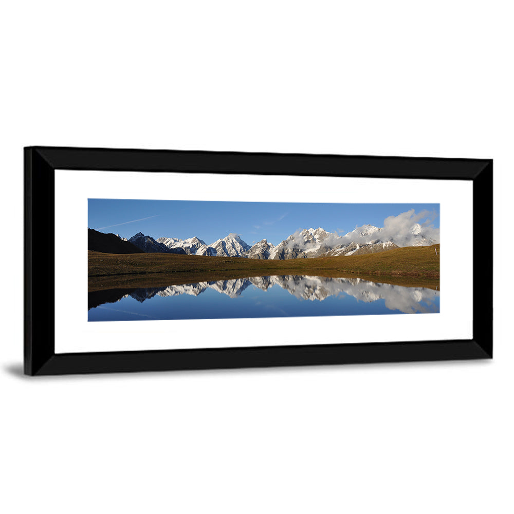 Svaneti Lake Reflection Wall Art