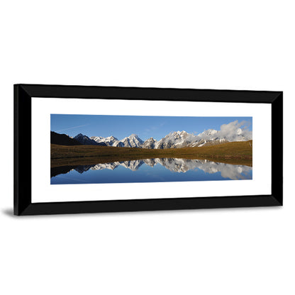 Svaneti Lake Reflection Wall Art