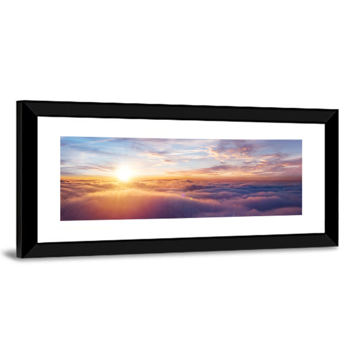 Sunrise Cloudscape Wall Art as a framed print