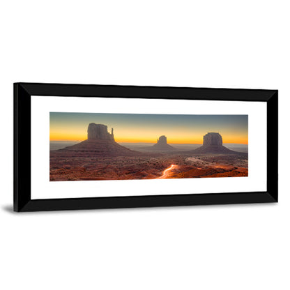 Monument Valley Golden Horizon Wall Art