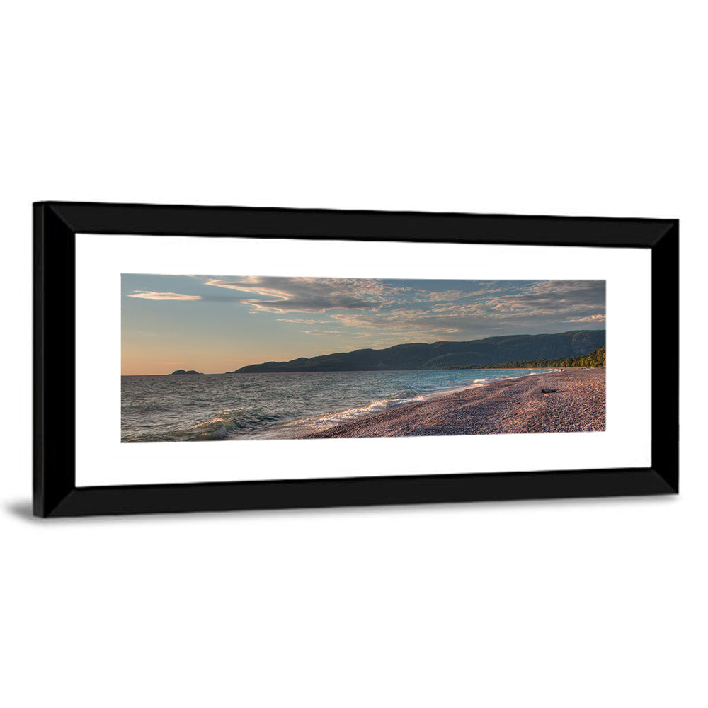 Lake Superior Pebble Beach Wall Art