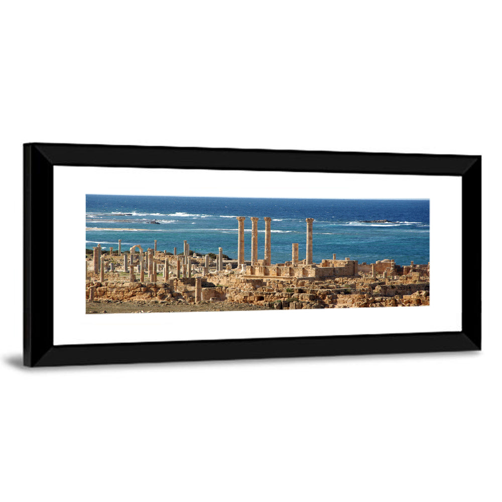 Leptis Magna Coastal Ruins Wall Art