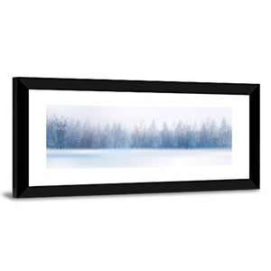 Winter Forest Illustration Wall Art