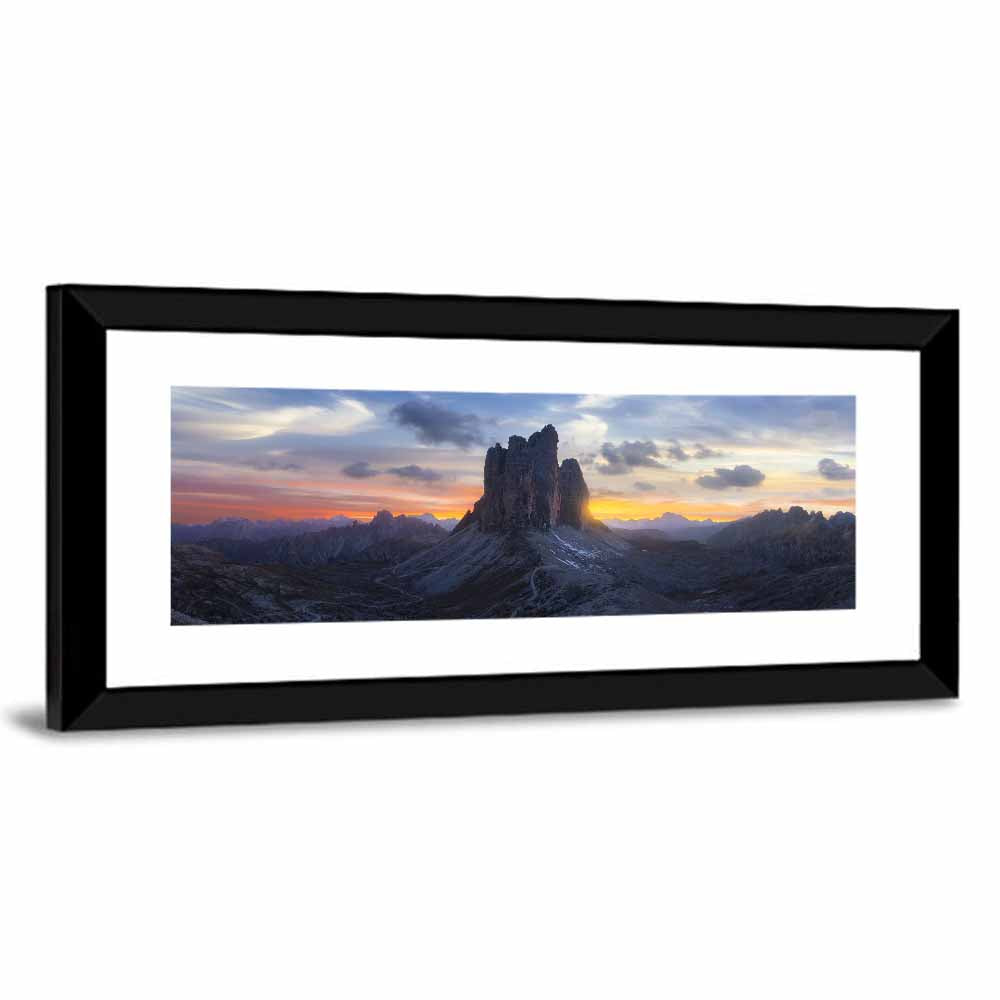 Tre Cime Di Lavaredo at Sunset Wall Art
