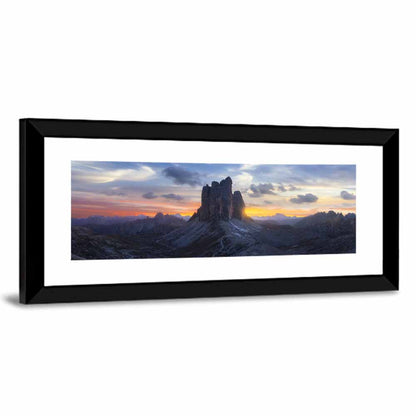 Tre Cime Di Lavaredo at Sunset Wall Art