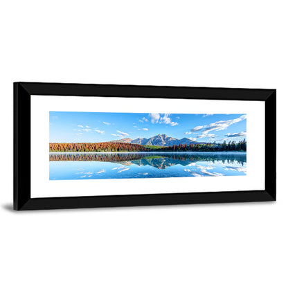 Patricia Lake Autumn Reflection Wall Art