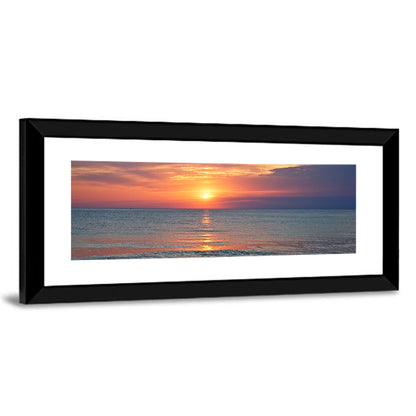 Lake Michigan Sunset Reflection Wall Art