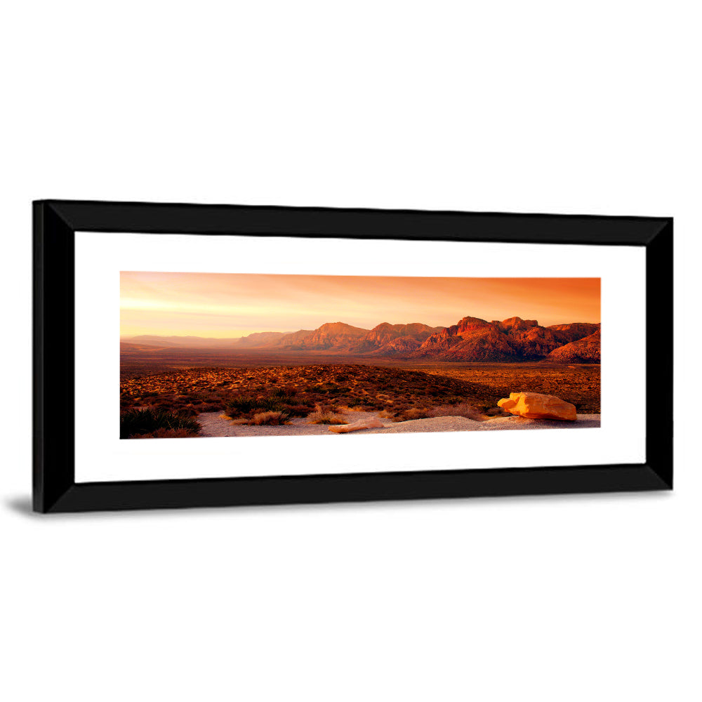 Red Rock Canyon Sunset Wall Art