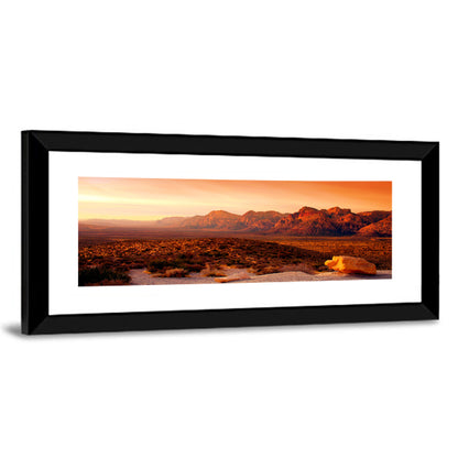 Red Rock Canyon Sunset Wall Art
