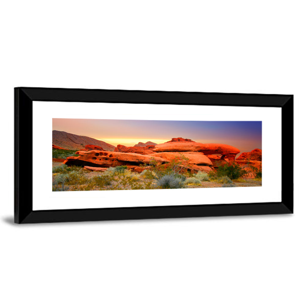 Red Rock Canyon Sunset Wall Art