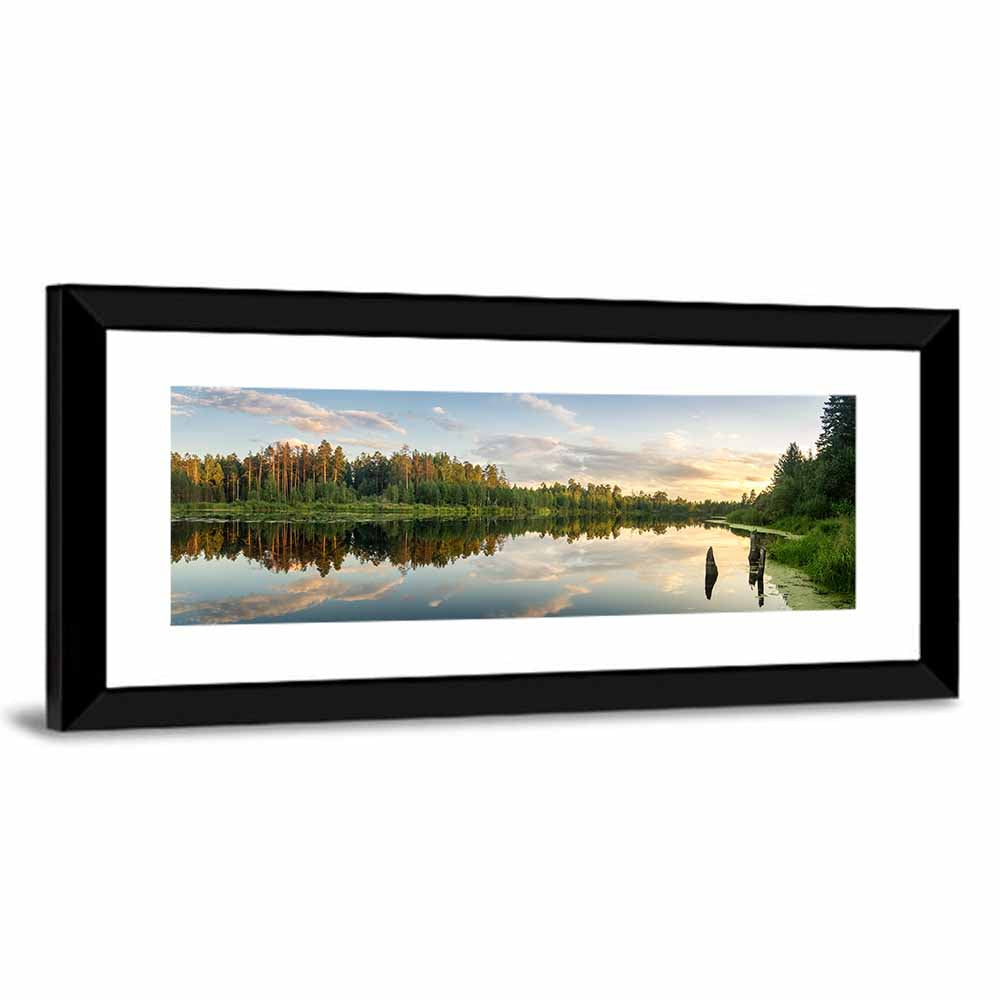 Ural Lake Reflection Wall Art