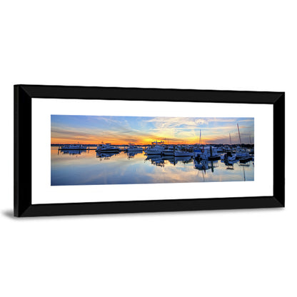 Marina at Golden Hour Wall Art