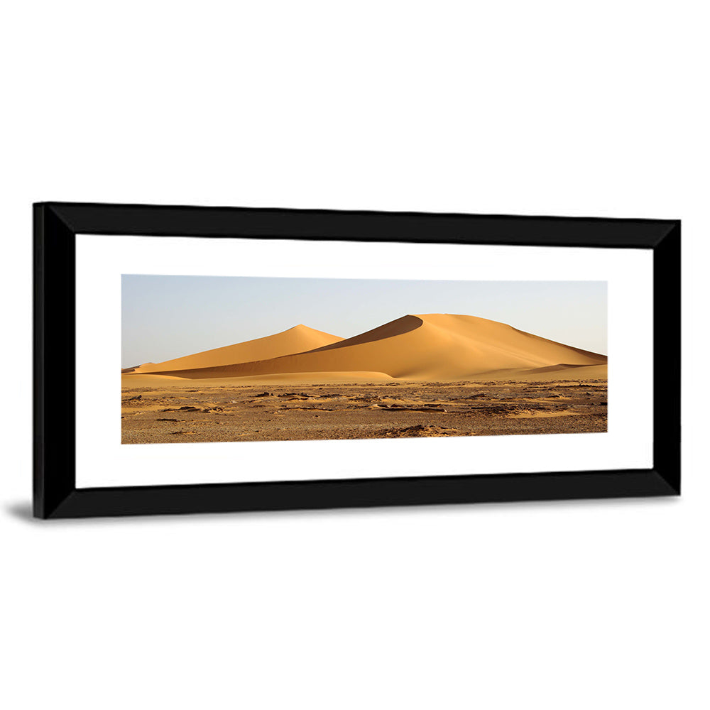 Golden Hour Desert Dunes Wall Art